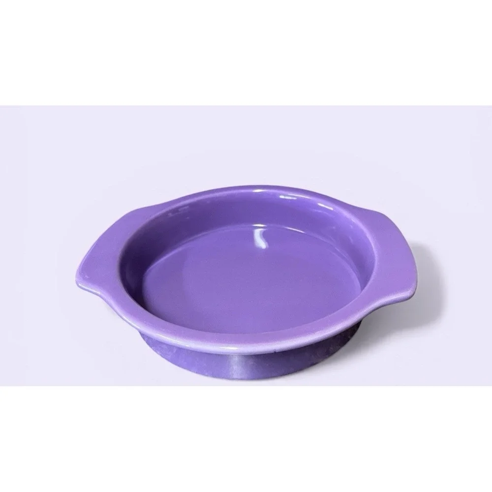 Chantal Purple Lavender Round Baking Casserole Dish Bowl 1 Quart‎ Kitchen Spring